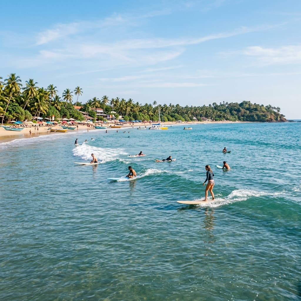 Weligama Surfing